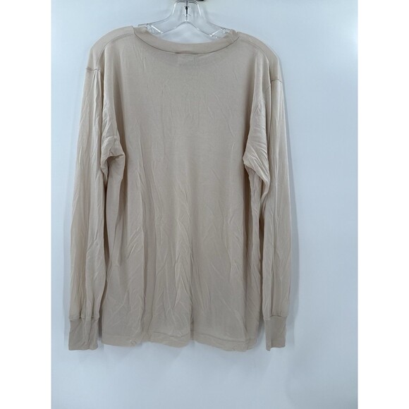WinterSilks Beige Long Sleeve Blouse - Picture 4 of 10
